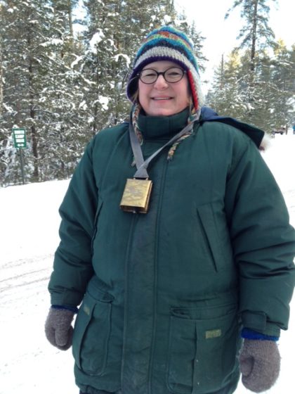 Anne Stark Coordinated MqtUU Aide Station for the Noquemanon Ski Marathon 